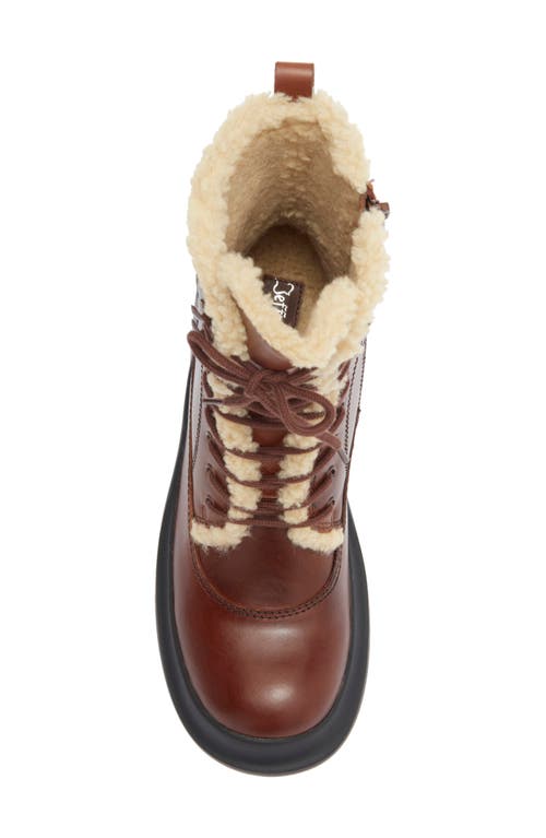 Jeffrey Campbell Explored Lace-up Boot In Brown