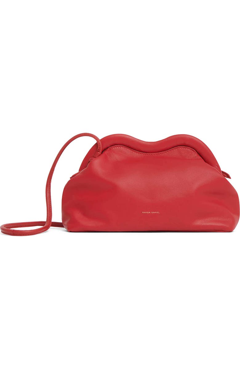 Mansur Gavriel Baci Frame Shoulder Bag, Main, color, Flamma