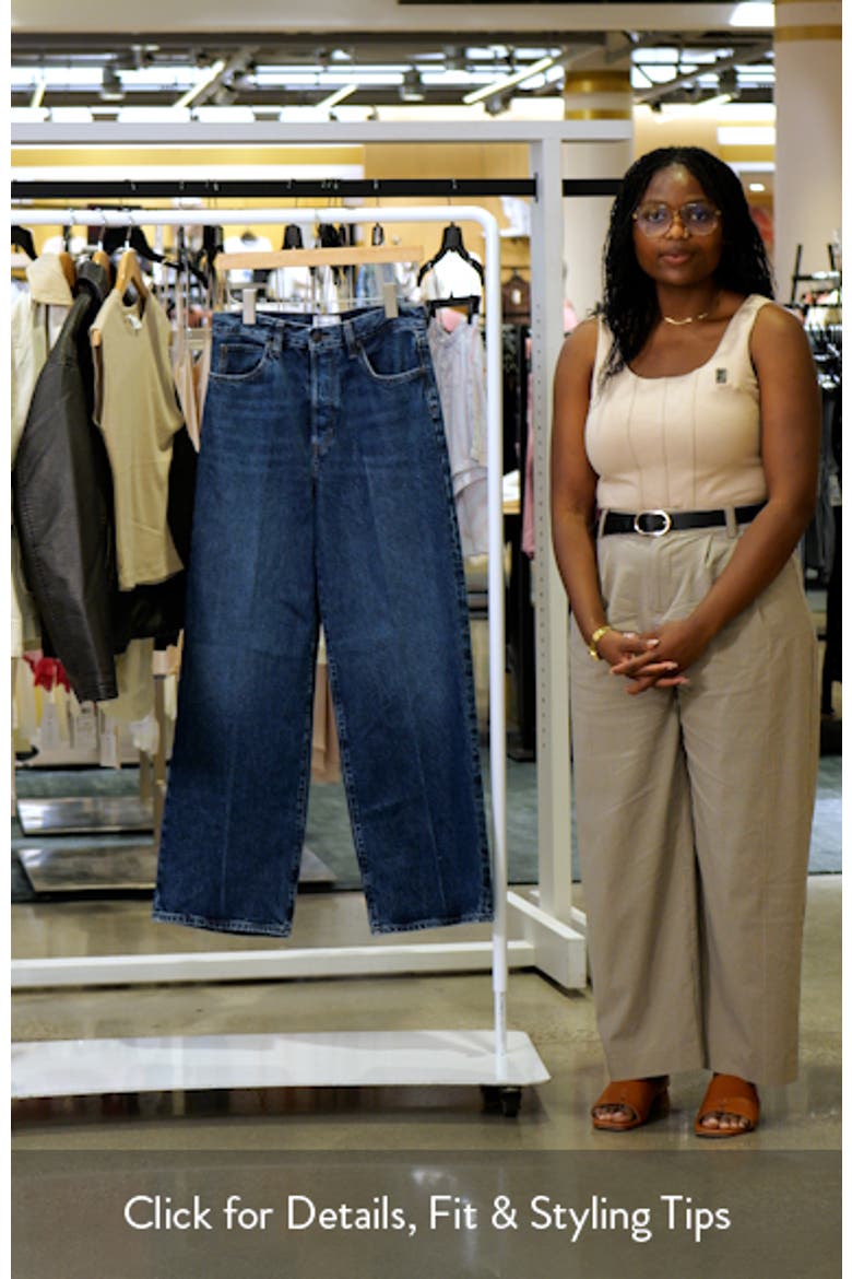 The Collegiate Super High Waist Wide Leg Jeans video