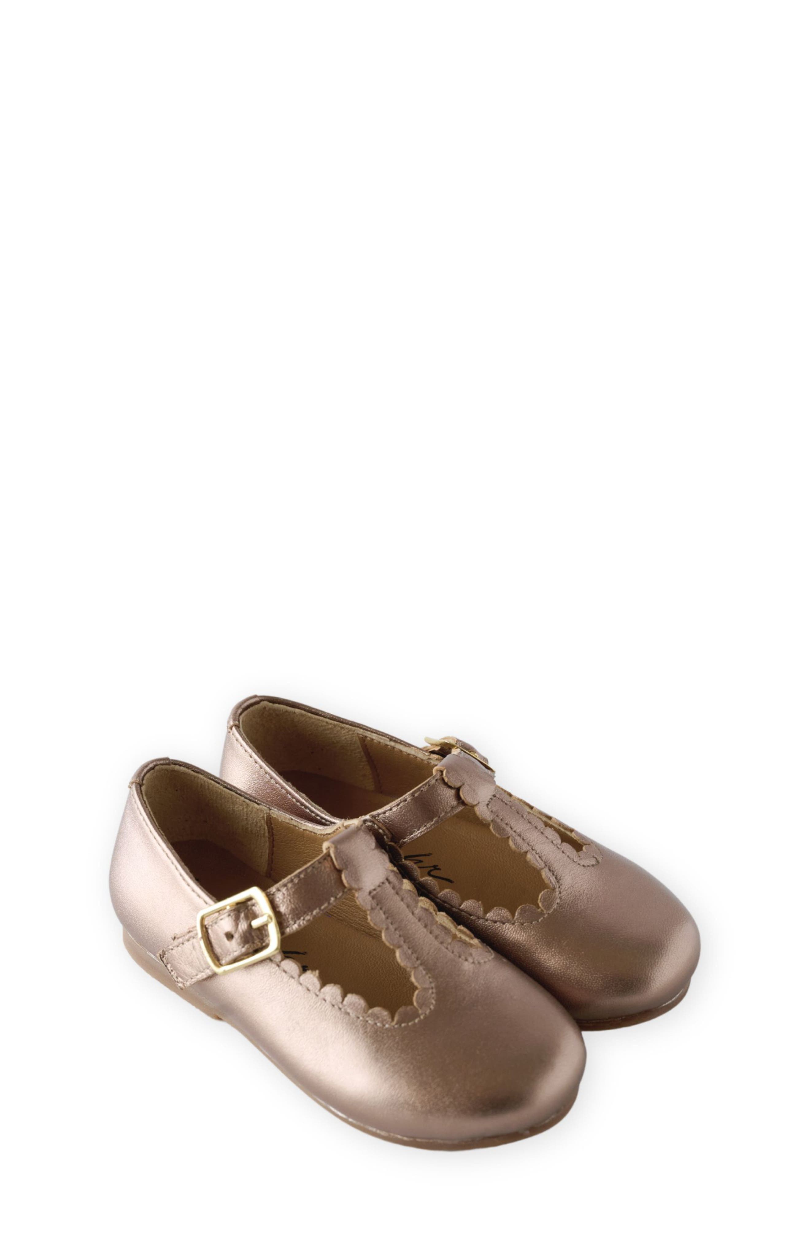 Pehr Kids' Twirl T-Strap Flat, Main, color, 