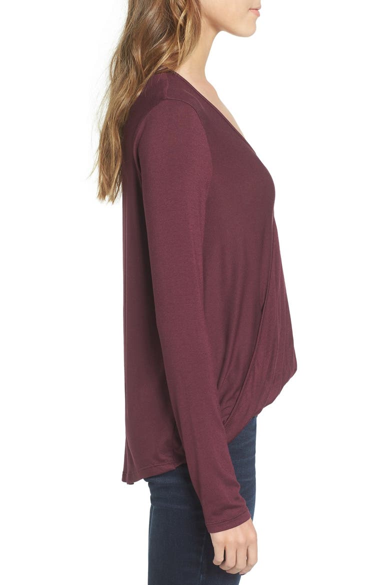 Surplice Tee, Alternate, color, WINE TASTING