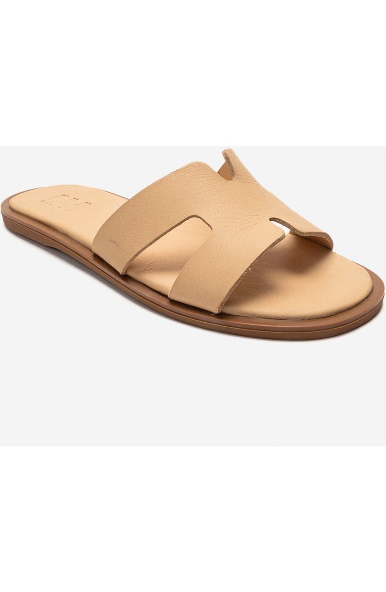 Forever & Always Shoes Biora Leather Slide, Alternate, color, Beige