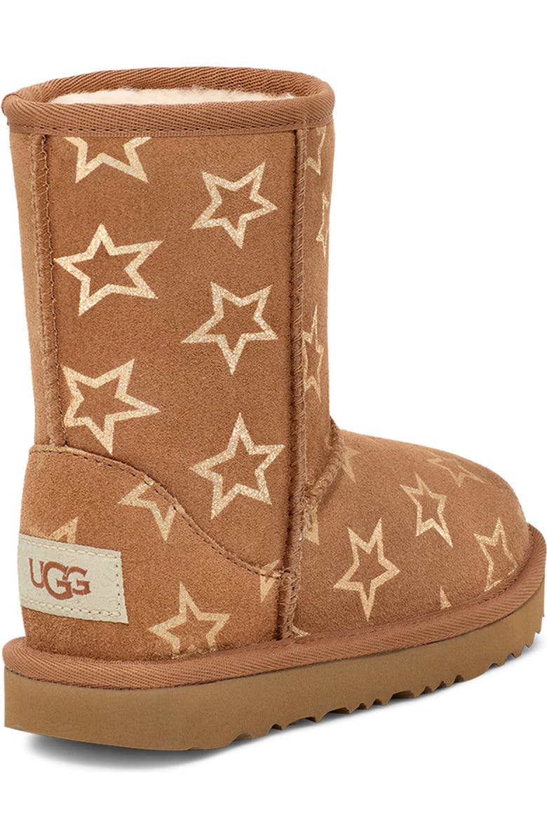 UGG<sup>®</sup> Kids' Classic II Iridescent Stars Boot, Alternate, color,