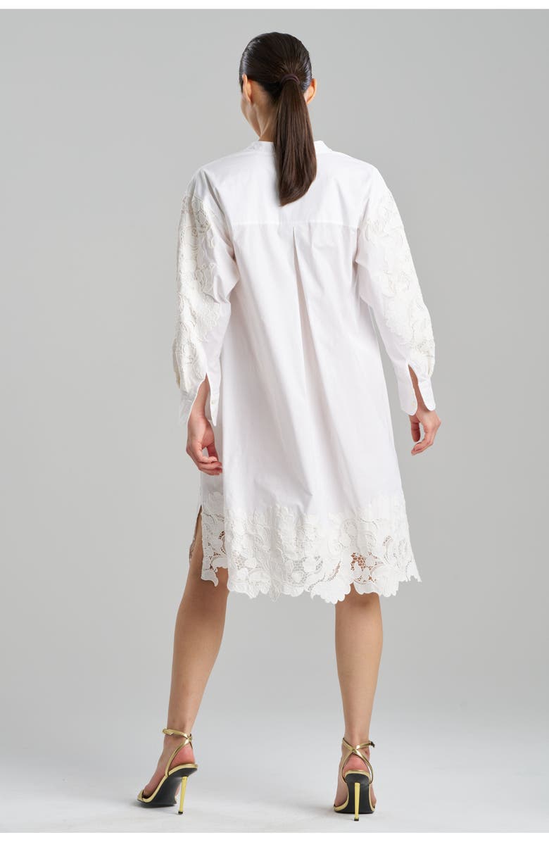Natori KUMO EMBROIDERY Oversized Shirtdress with Applique, Alternate, color, 