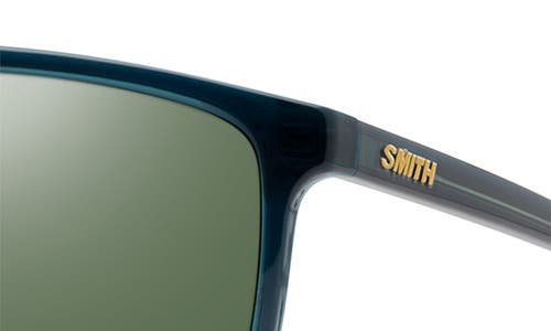 Smith Mono Lake 63m Oversize Chromapop™ Polarized Round Sunglasses In Gray