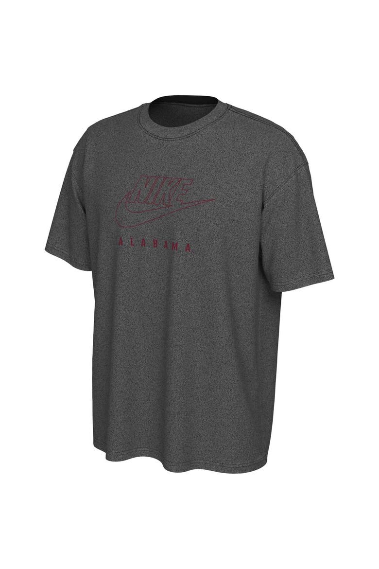 Men's Nike Charcoal Alabama Crimson Tide Washed Max90 T-Shirt, Alternate, color, Charcoal