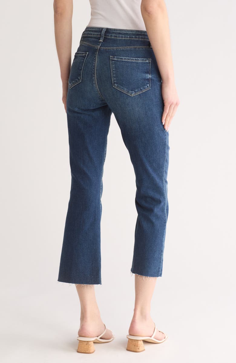 L'AGENCE Kendra Raw Hem Crop Flare Jeans, Alternate, color, 