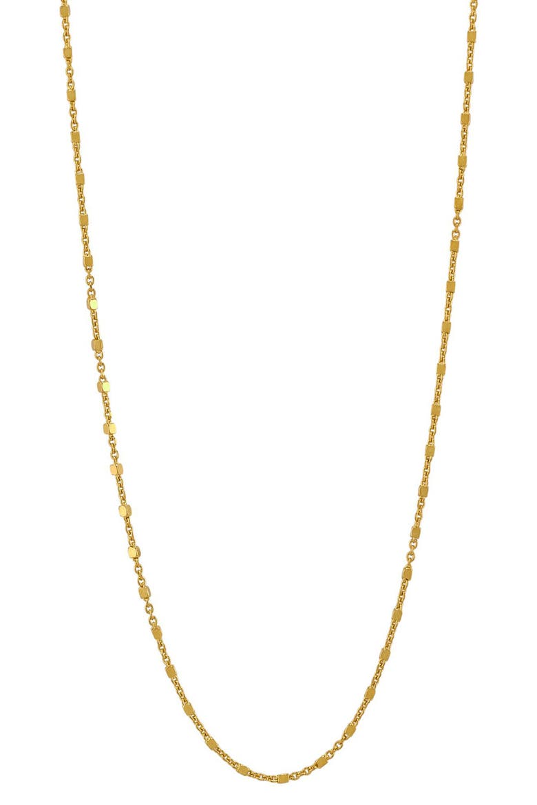 Box Link Chain Necklace, Main, color, GOLD