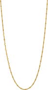 AMERICAN EXCHANGE Box Link Chain Necklace