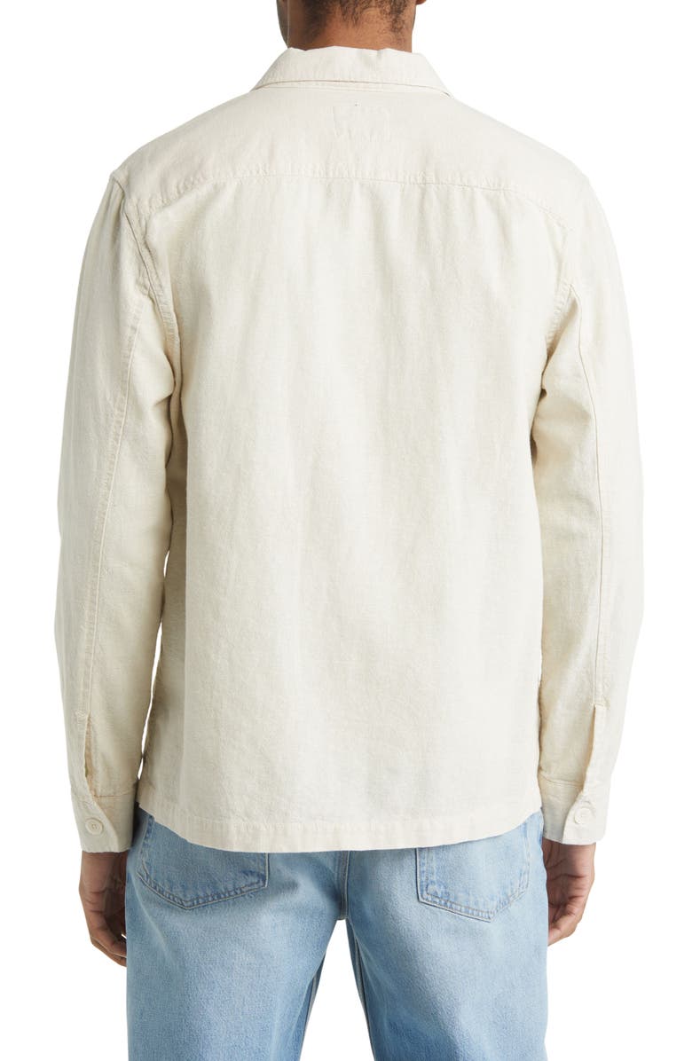 Rails Kerouac Linen & Cotton Button-Up Shirt, Alternate, color, 