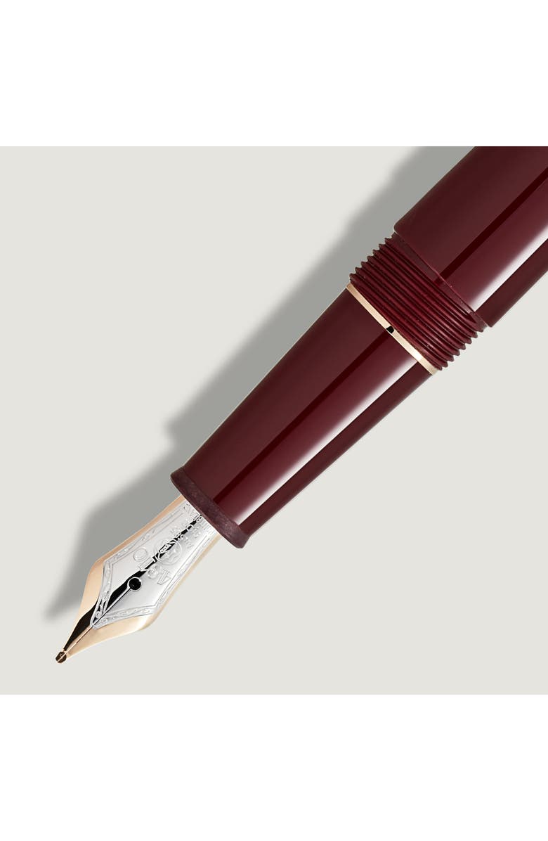 Montblanc Meisterstück Classique Burgundy Red Fountain Pen, Alternate, color, 