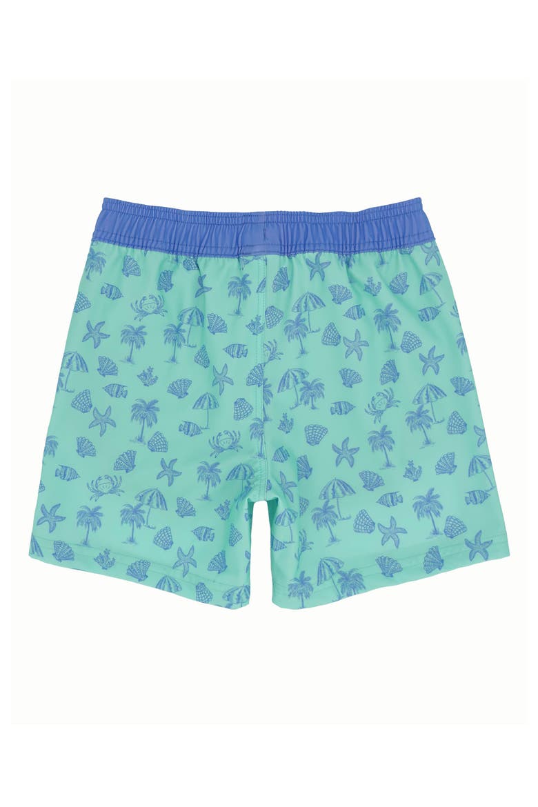 Kids' Volley Swim Trunks, Alternate, color, AQUA CRYSTAL
