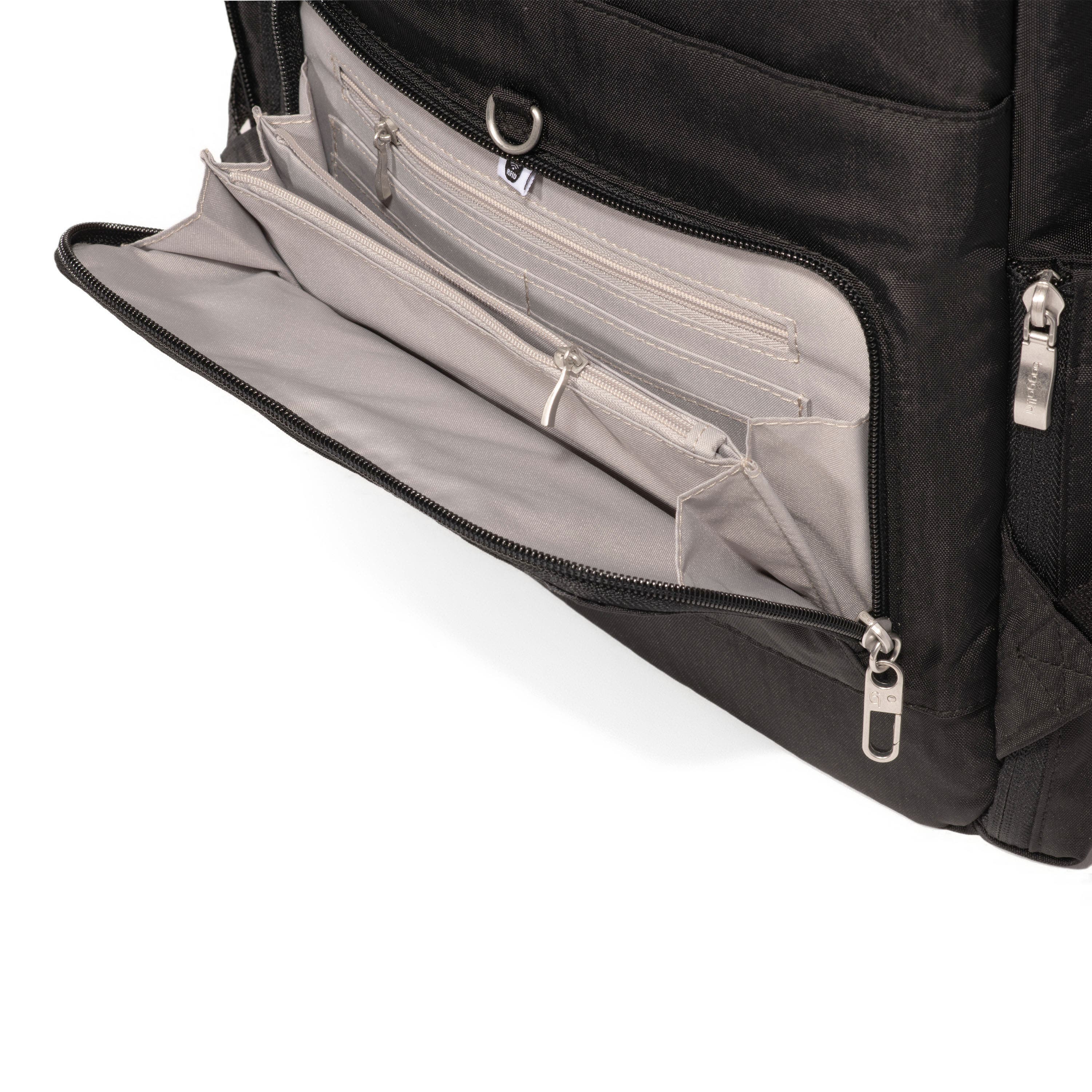 BAGGALLINI Commuter Laptop Backpack, Alternate, color, Black