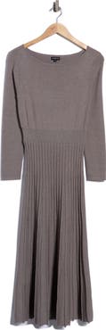 AREA STARS Miller Long Sleeve Midi Dress