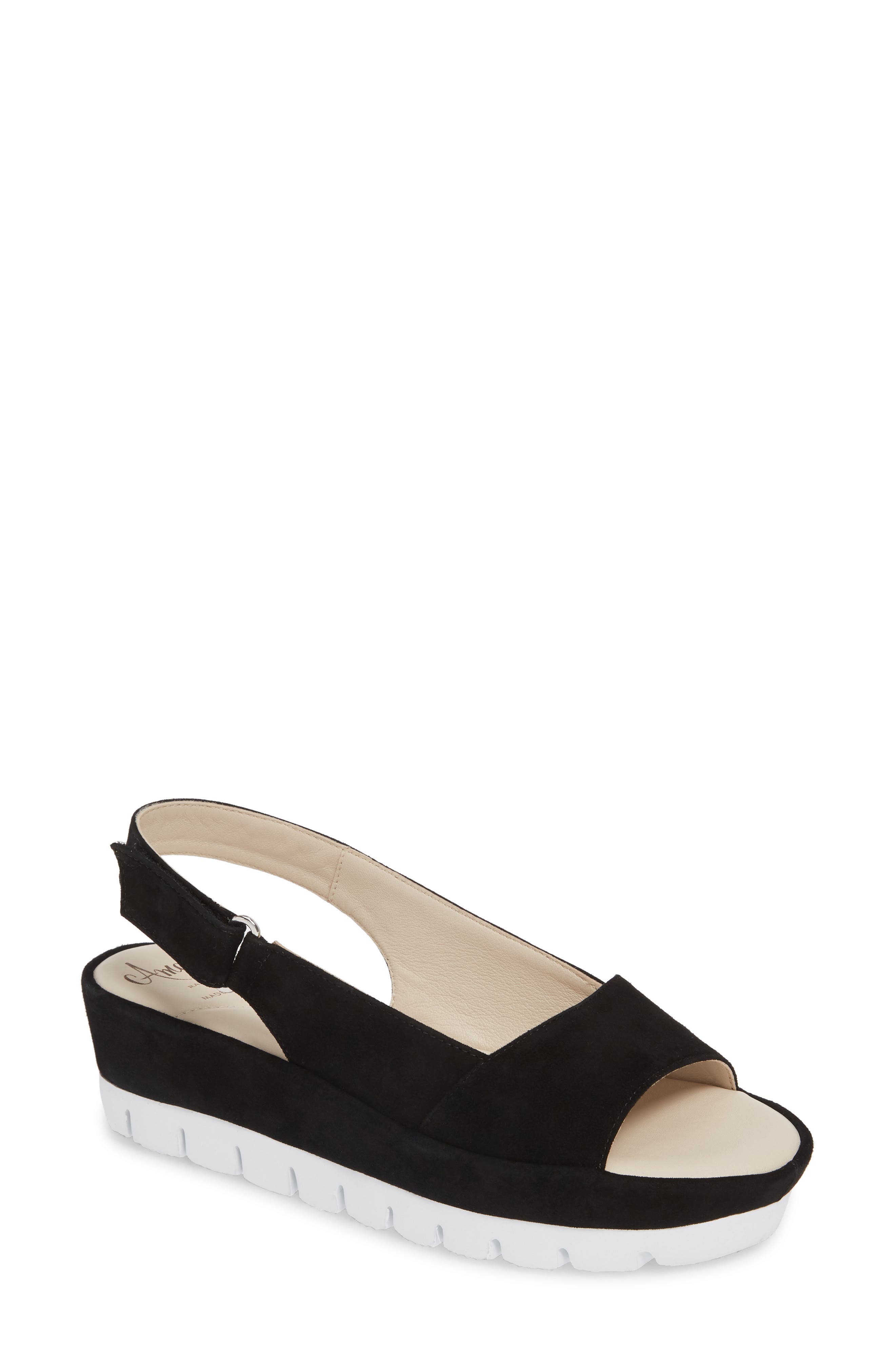 Amalfi by Rangoni Barolo Platform Slide Sandal, Main, color, 