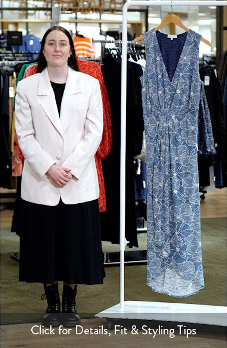 Yuka Sleeveless High/Low Maxi Dress, sales video thumbnail