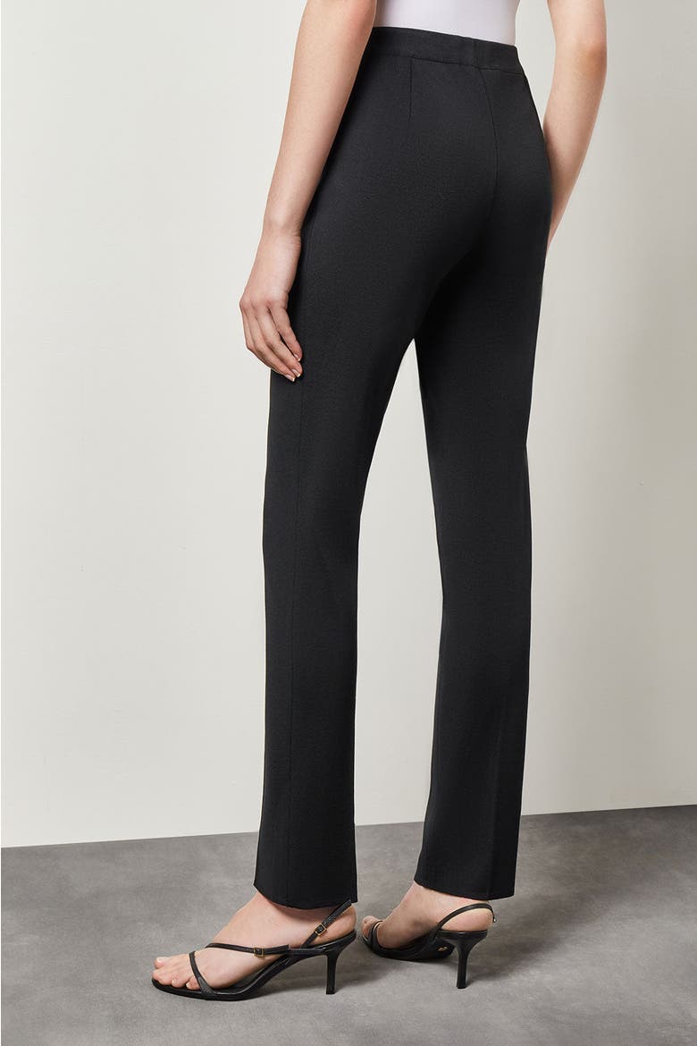 Knit Slim Leg Pants, Alternate, color, Black