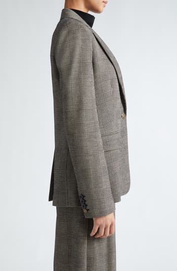 アウトレット★Max Mara★muschio ウールジャージーブレザー Max Mara Muschio Houndstooth Wool Blend Blazer | Nordstrom