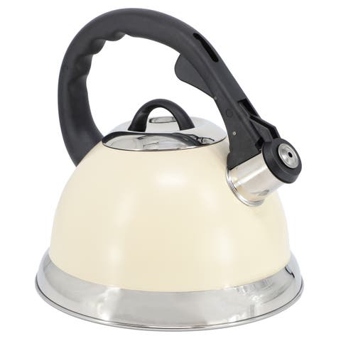 Clarefield 2.4 Quart Stainless Steel Whistling Tea Kettle