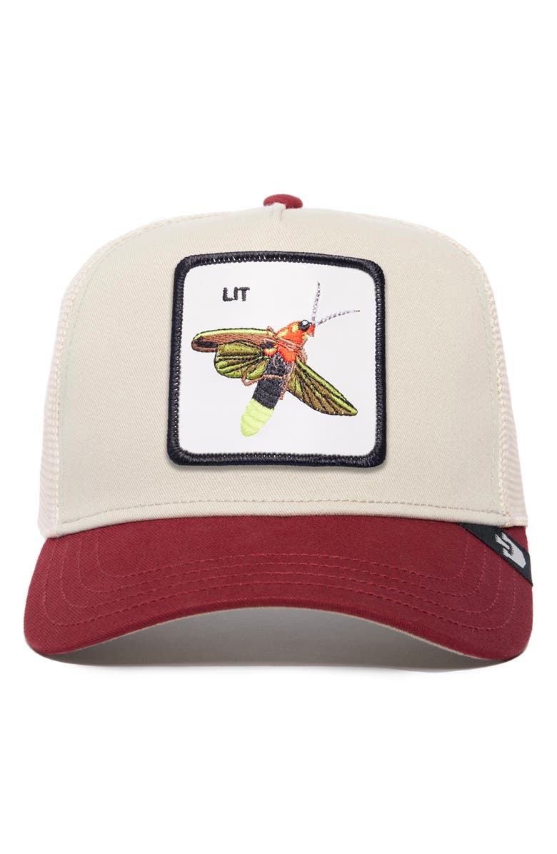 Goorin Bros. Lit Trucker Hat, Main, color, Brick