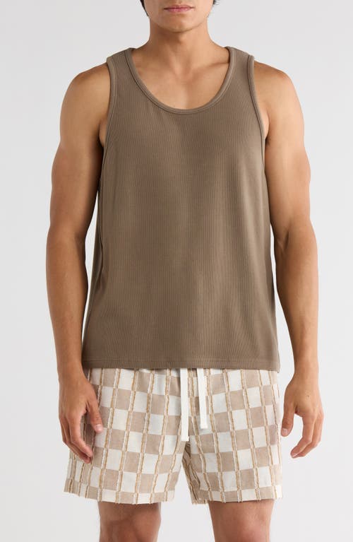 Rizort Austin Kore Tank In Brown