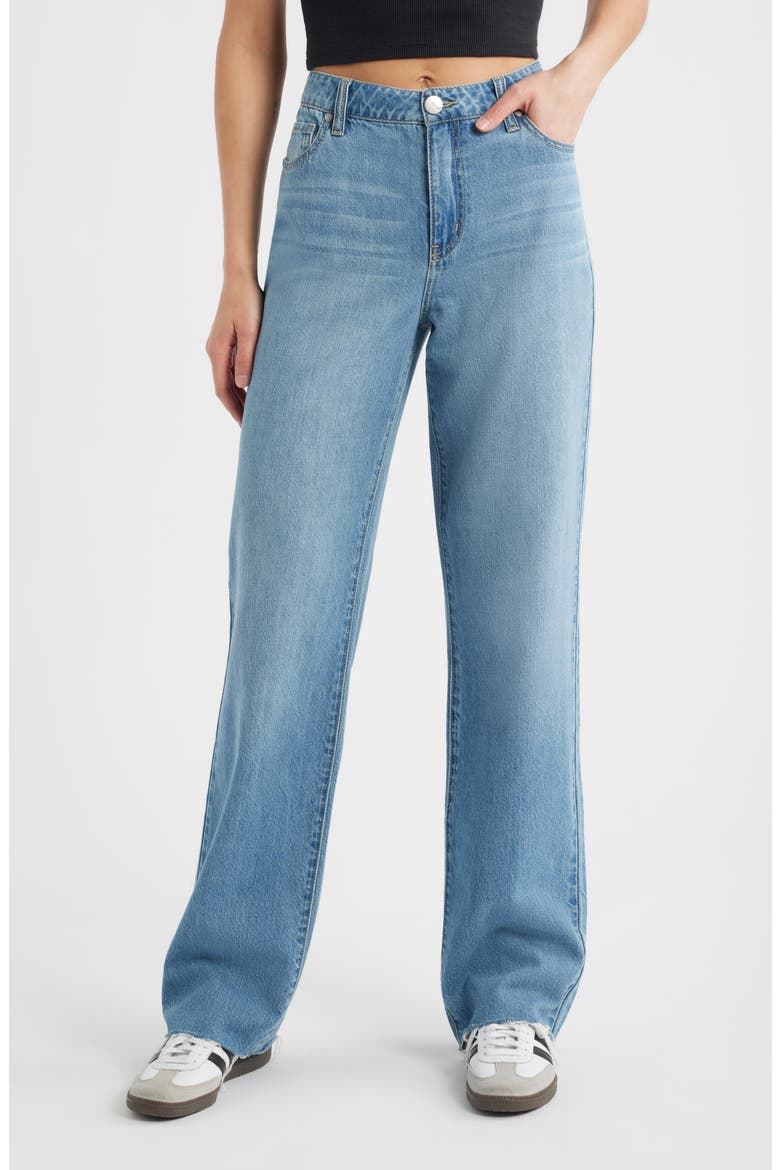 Baggy Straight Leg Nonstretch Jeans, Main, color, LAMBERT