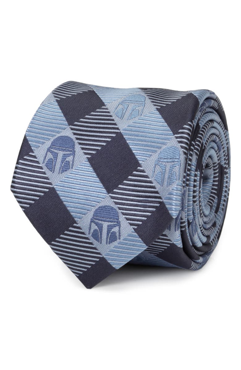 Cufflinks, Inc. Star Wars<sup>™</sup> Mandalorian Check Tie, Alternate, color, Blue