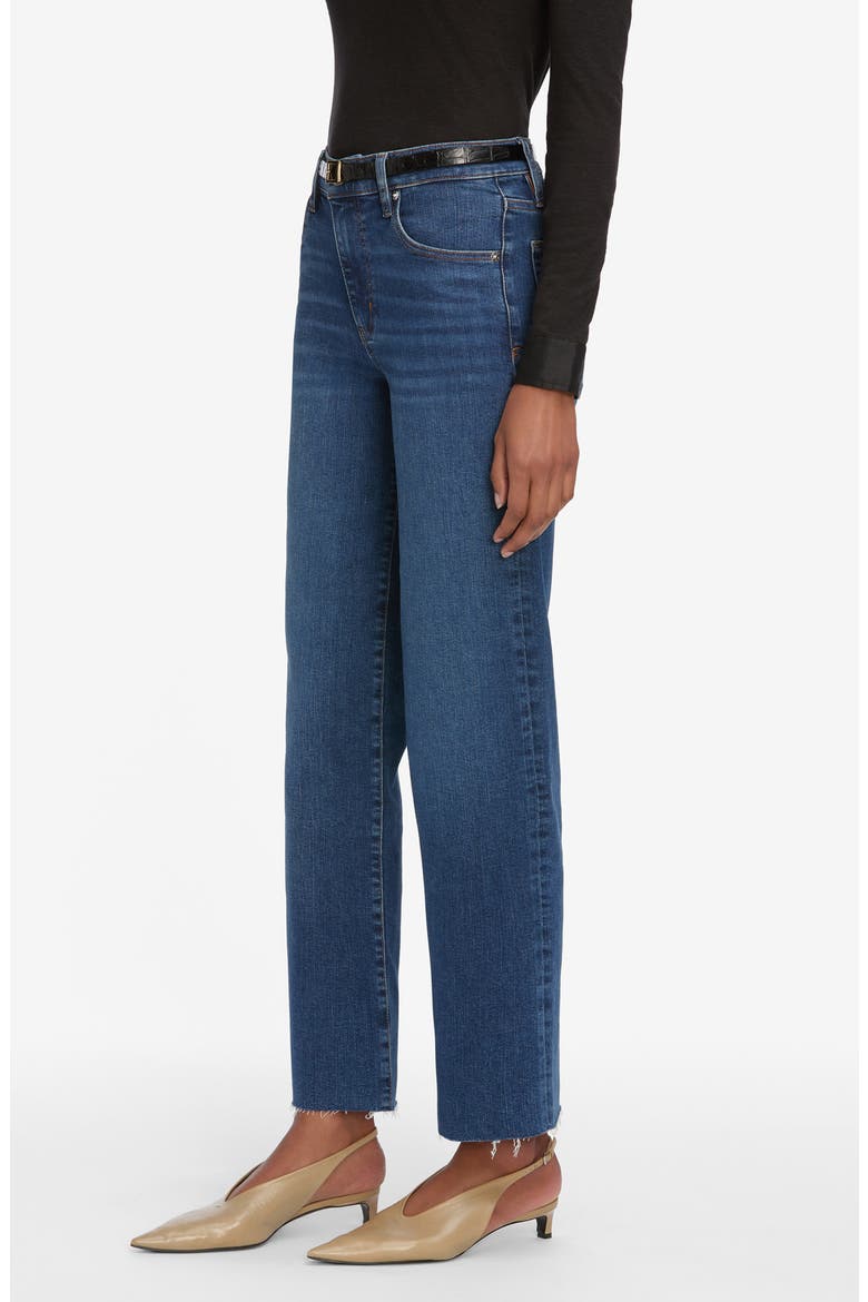 The Mellow Ankle Straight Leg Jeans, Alternate, color, ELIXIR RAW AFTER