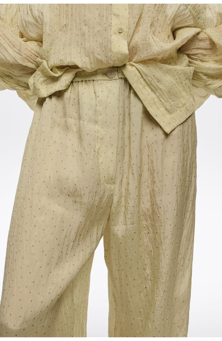 Bimba y Lola Mini Dots Jogger Trousers, Alternate, color, Dots Mini Olive