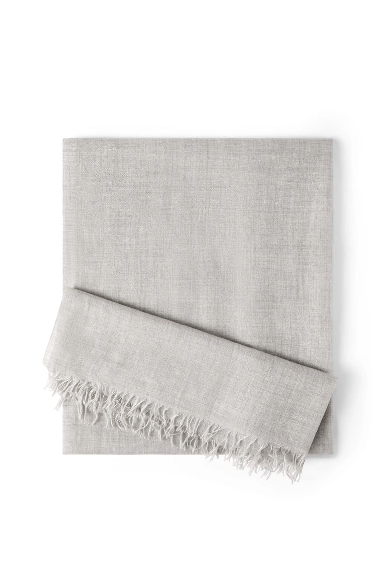 Cashmere and silk scarf, Main, color, Light Grey
