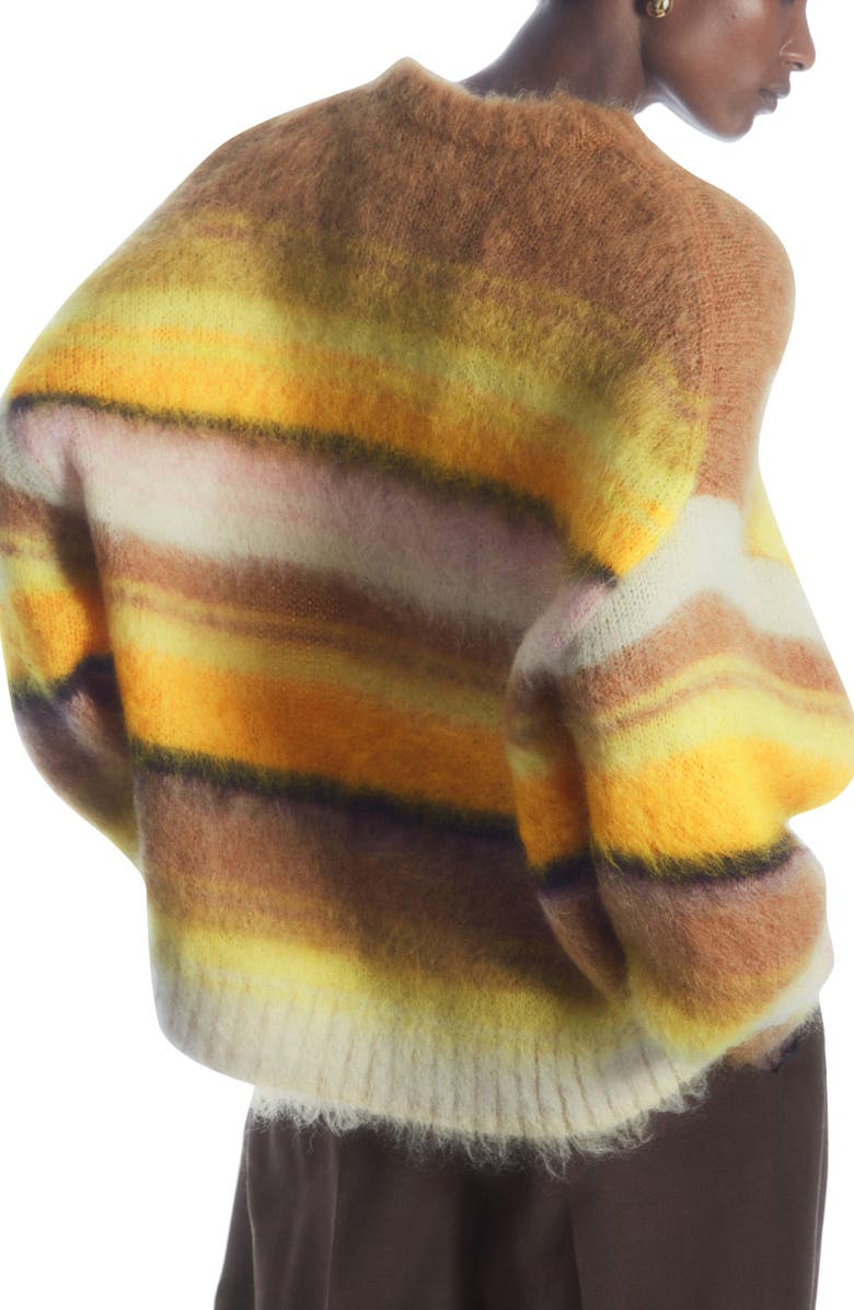 COS Stripe Mohair & Wool Sweater, Alternate, color,