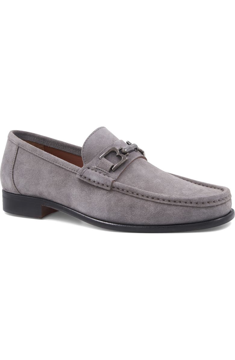 Bruno Magli Trieste Bit Loafer, Main, color, Light Grey Suede
