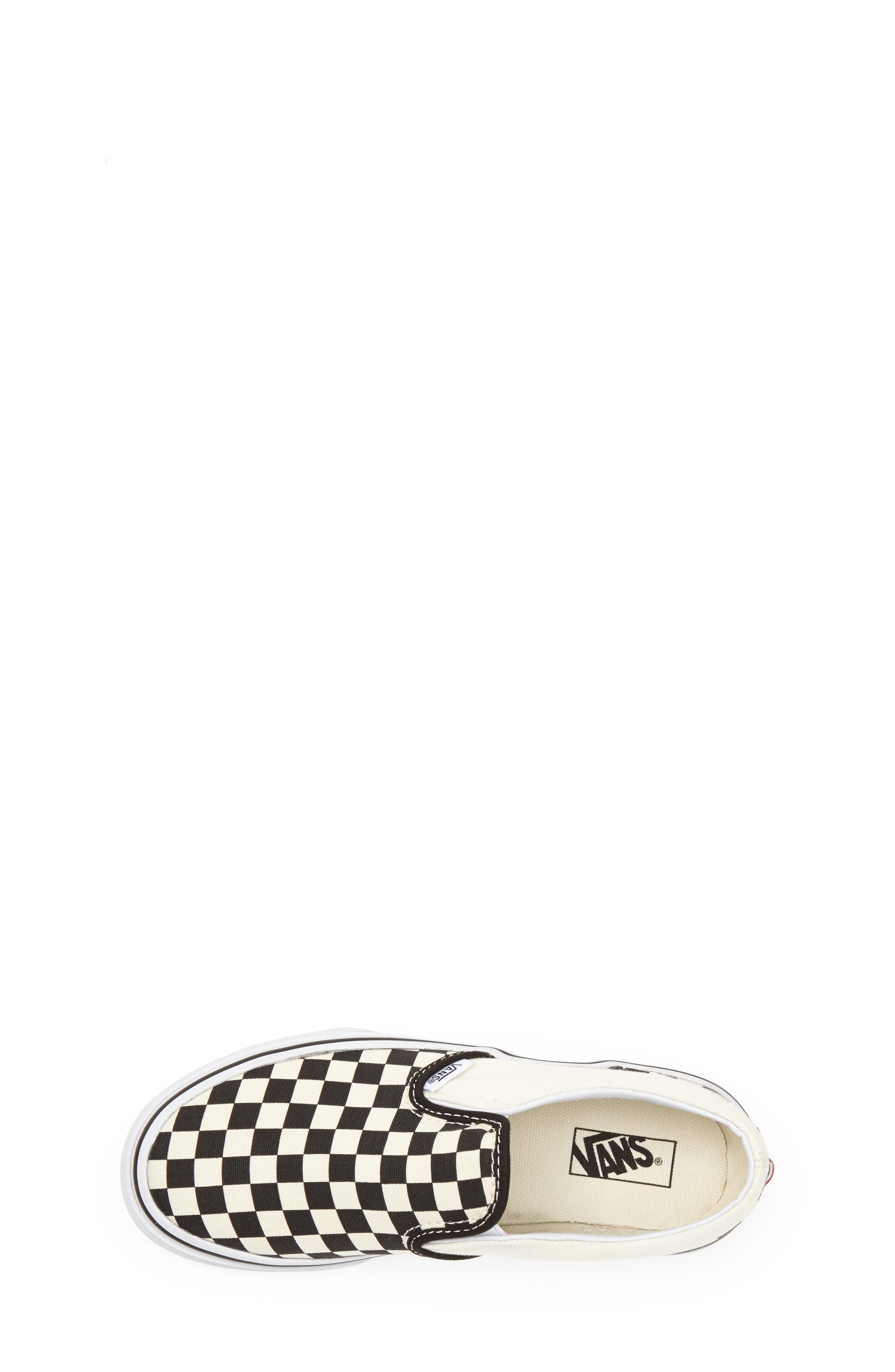 Vans Kids' Classic Checker Slip-On, Alternate, color, 
