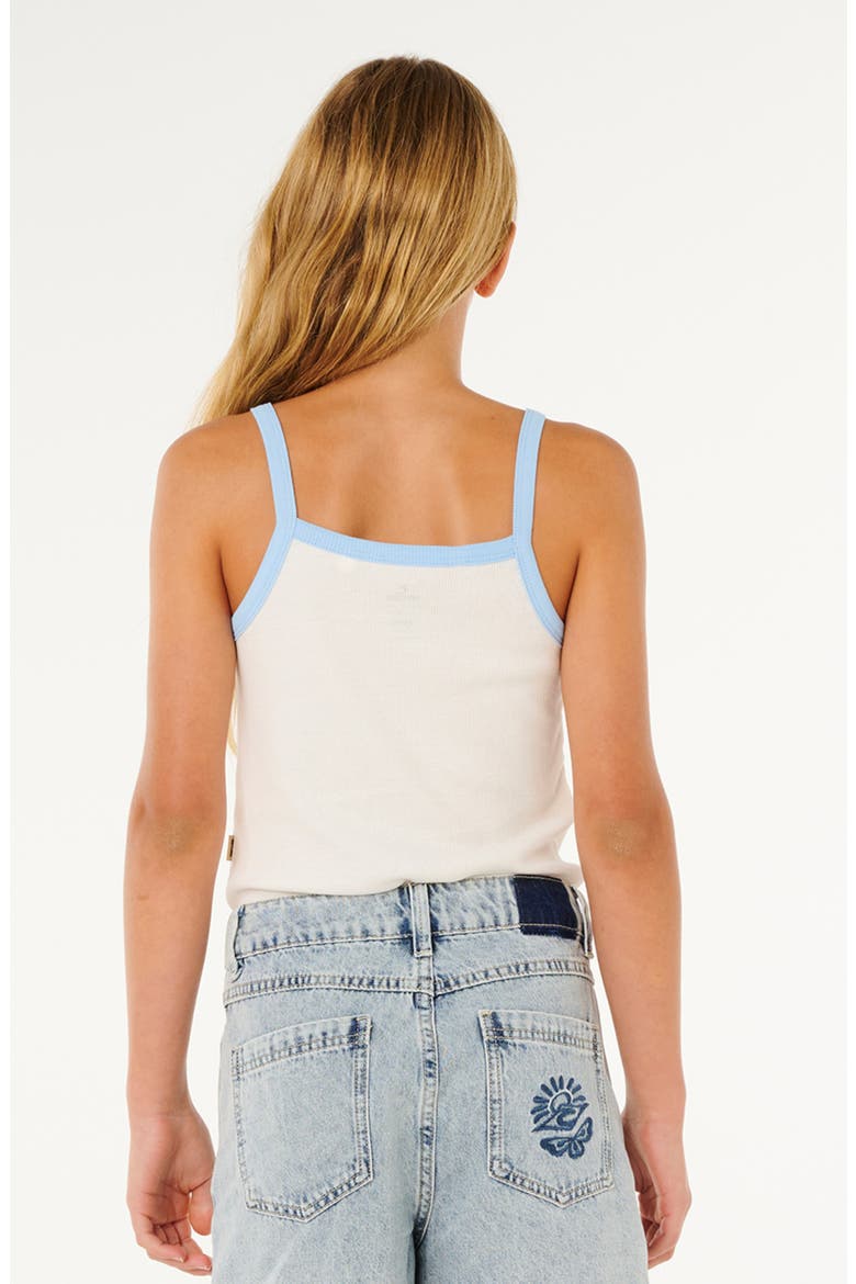Kids' Sunshine Squad Cotton Graphic Tank, Alternate, color, BONE