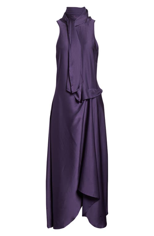 Reiss Michelle Satin Cocktail Dress In Purple