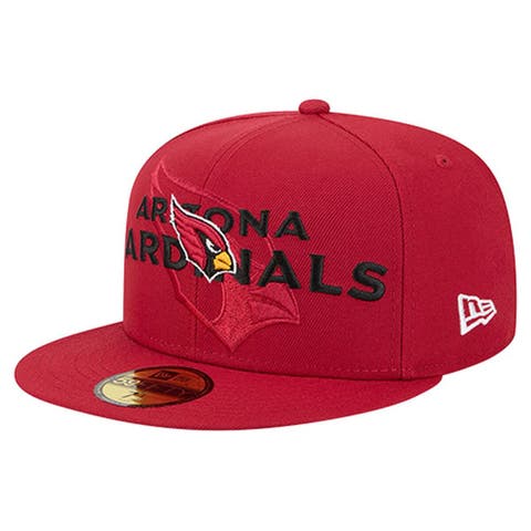 Men
s New Era  Cardinal Arizona Cardinals Overlap Wordmark 59FIFTY Fitted Hat