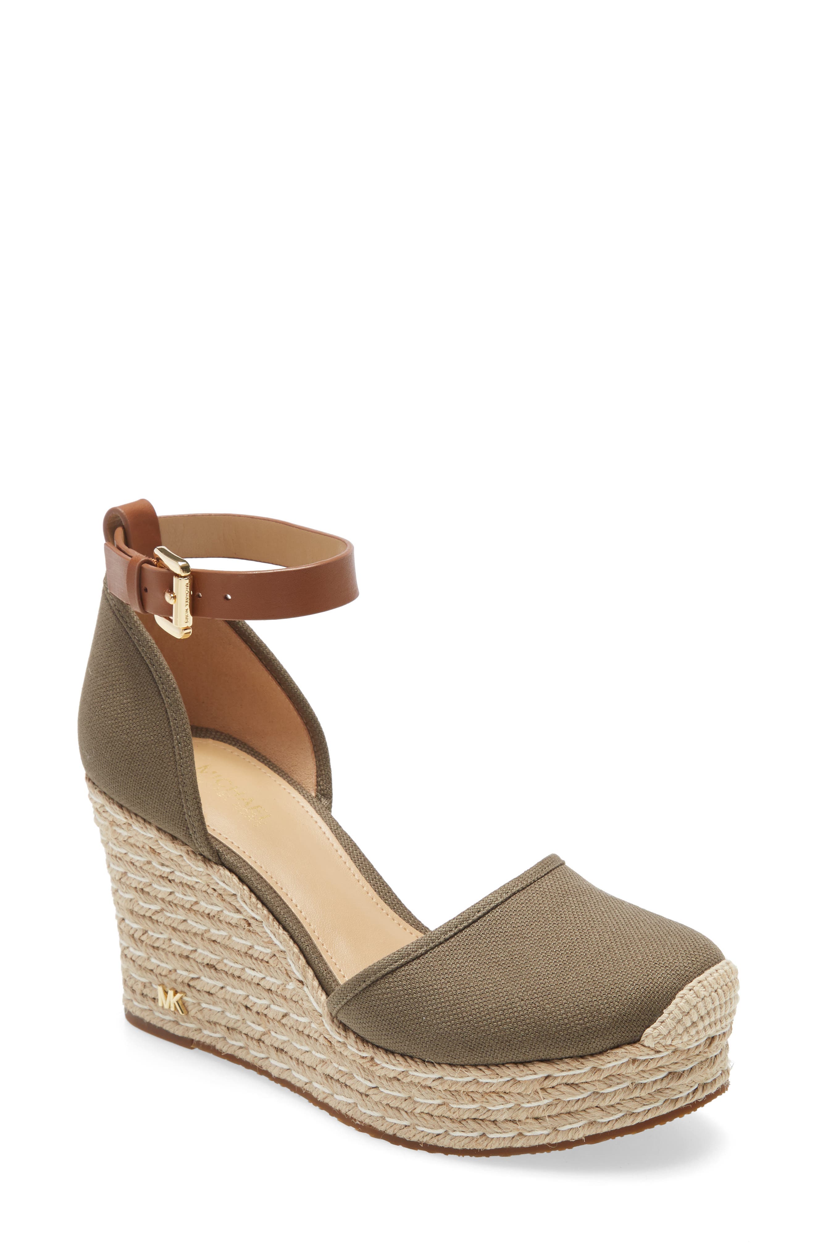 Kendrick Espadrille Wedge Sandal, Main, color, OLIVE