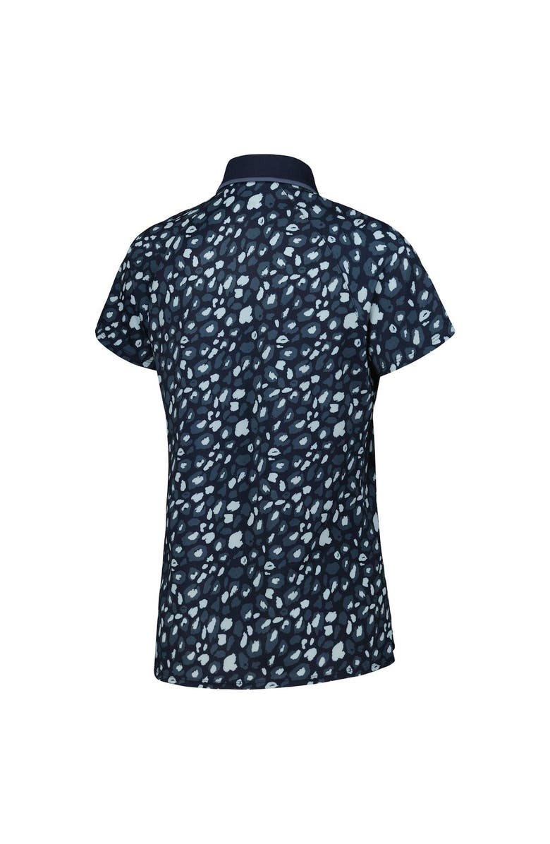 PUMA Women's Puma Navy THE PLAYERS MATTR Pathfinder Raglan Quarter-Zip Polo, Alternate, color, 