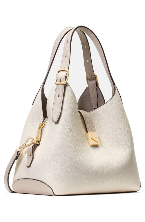 Kate Spade New York Deco Color Blocked Pebbled Leather Small Crossbody Tote