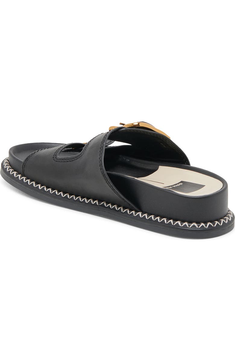Dolce Vita Sevana Two Strap Sandal, Alternate, color, Black Leather
