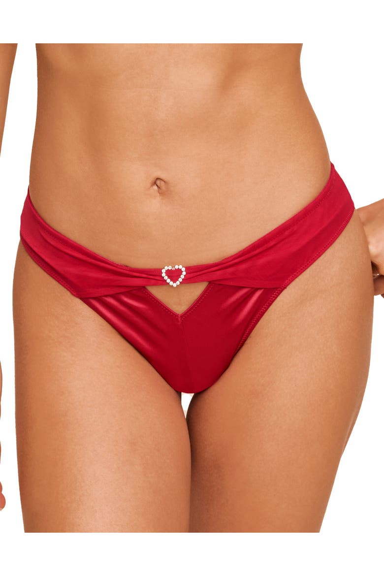 Libi Cheeky Panties, Main, color, Dark red