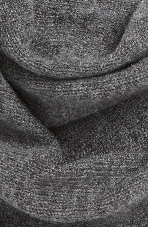 Johnstons Of Elgin Gauzy Cashmere Triangle Scarf In Gray