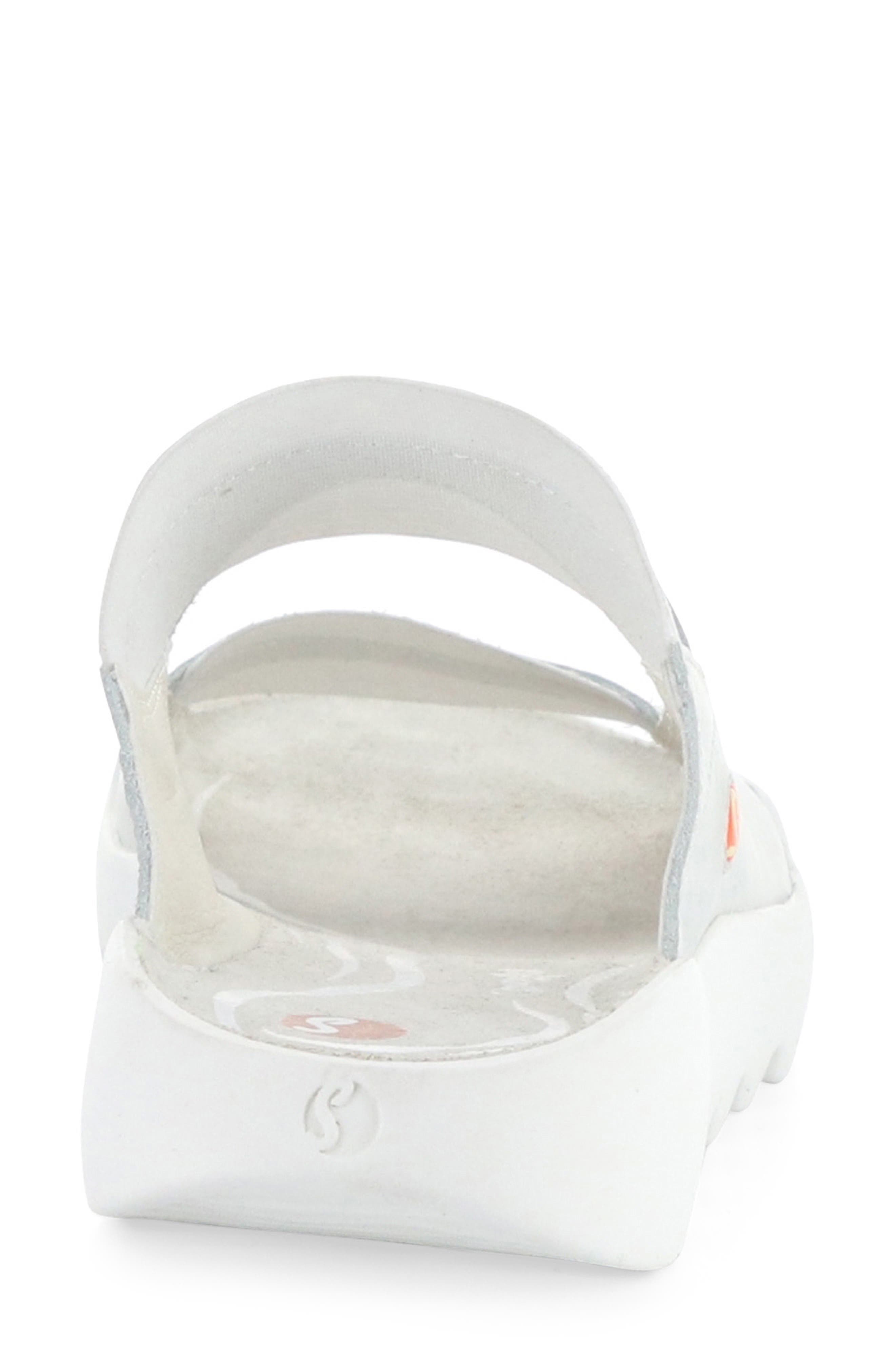 Fly London Welm Sport Sandal, Alternate, color, White Smooth Leather