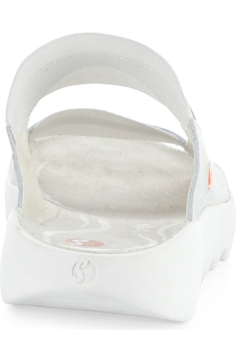 Fly London Welm Sport Sandal, Alternate, color, White Smooth Leather