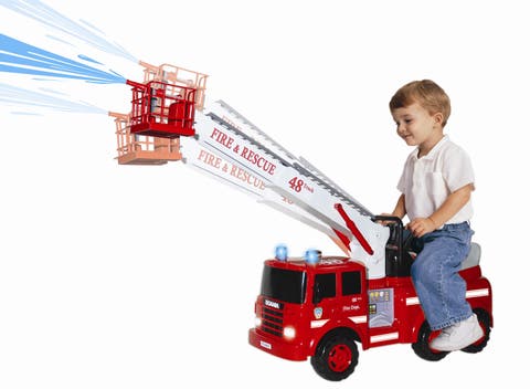 Action Fire Engine Ride On Play Vehicle