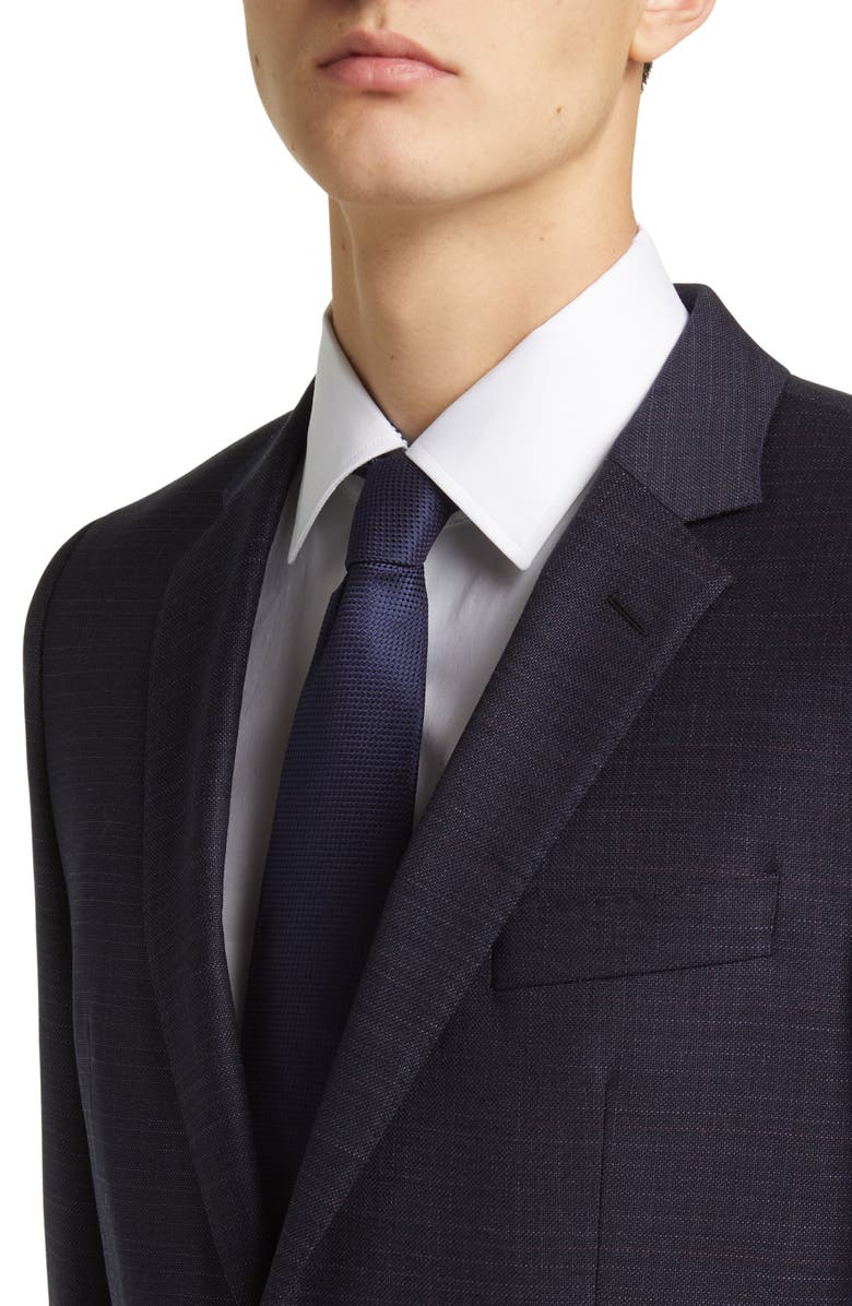 BOSS Huge Stretch Virgin Wool Suit, Alternate, color, 
