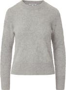 Veronica Beard Pippen Brushed Cashmere Crewneck Sweater