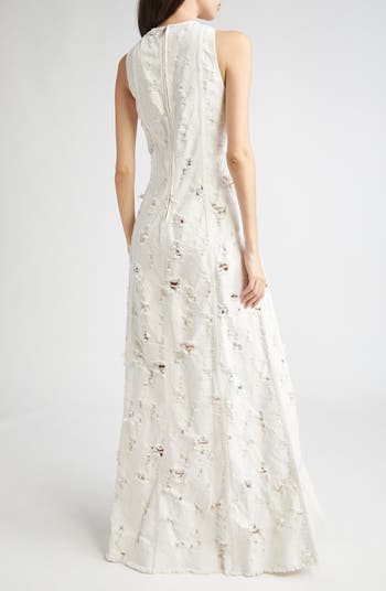 ワンピース HAIKURE DODIE SLEEVELESS DRESS IN DESTROYED DENIM Haikure Dodie Bull Destroy Denim Maxi Dress | Nordstrom