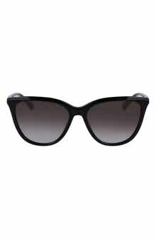 Longchamp Le Pliage 56mm Gradient Tea Cup Sunglasses