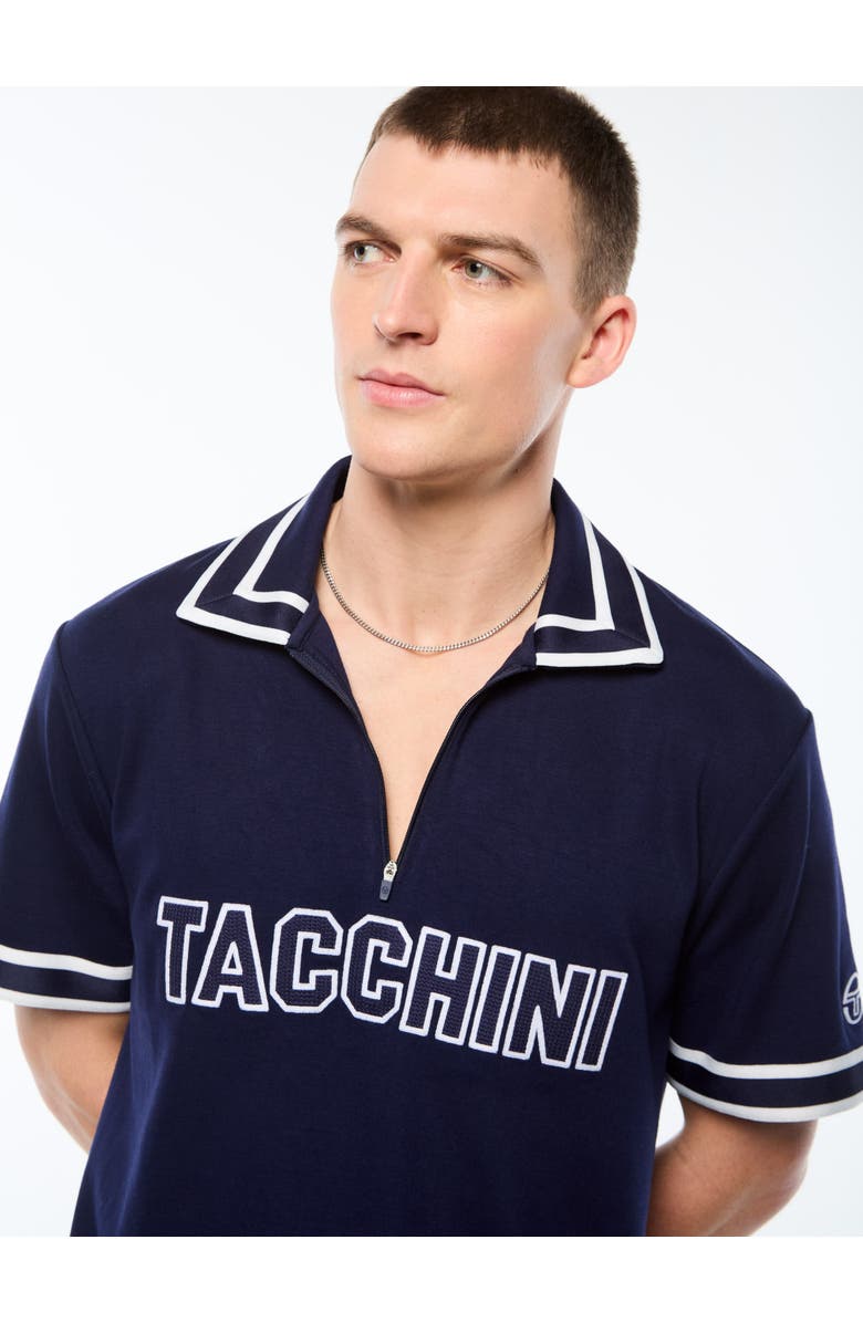 Sergio Tacchini Tito Short Sleeve Polo, Alternate, color, Maritime Blue